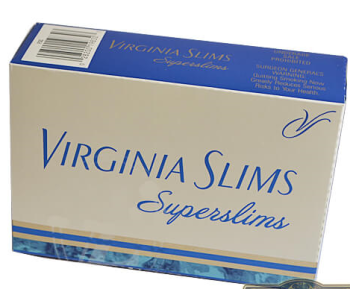 ВИРДЖИНИЯ СЛИМС СС БЛЮ МЕНТОЛ (США) - VIRGINIA SLIMS SUPERSLIMS BLUE (USA)