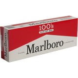 МАЛЬБОРО РЕД 100 ММ (США, ТВЕРДАЯ ПАЧКА) - MARLBORO RED 100S (USA)