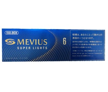 МЕВИУС СУПЕР ЛАЙТС 6 (БЛОК 10 ПАЧЕК, ЯПОНИЯ) - MEVIUS SUPER LIGHTS 6 SOFT (BLOCK, JAPAN)