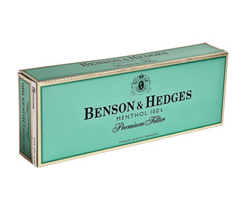 БЕНСОН И ХЕДЖЕС 100ММ ПРЕМИУМ ФИЛЬТР МЕНТОЛ (США) - BENSON & HEDGES 100 MENTHOL PREMIUM FILTER