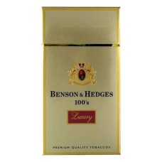 БЕНСОН И ХЕДЖЕС 100ММ ЛАКШЕРИ ЛАЙТ ПАЧКА (США) - BENSON & HEDGES 100 LUXURY LIGHT