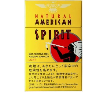 АМЕРИКАН СПИРИТ ЖЕЛТЫЙ ПАЧКА (ЯПОНИЯ) - AMERICAN SPIRIT YELLOW